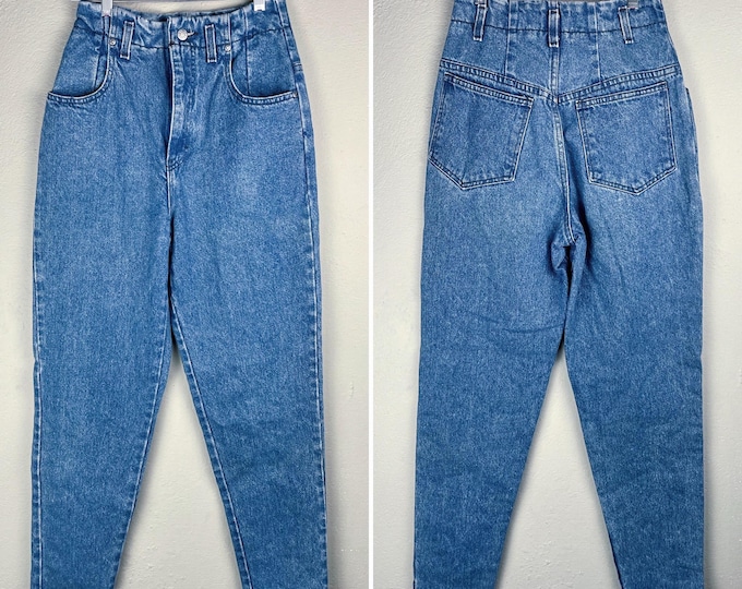 Vintage 1990 Calvin Klein Sport Ultra High Waist Jeans Waist 26"