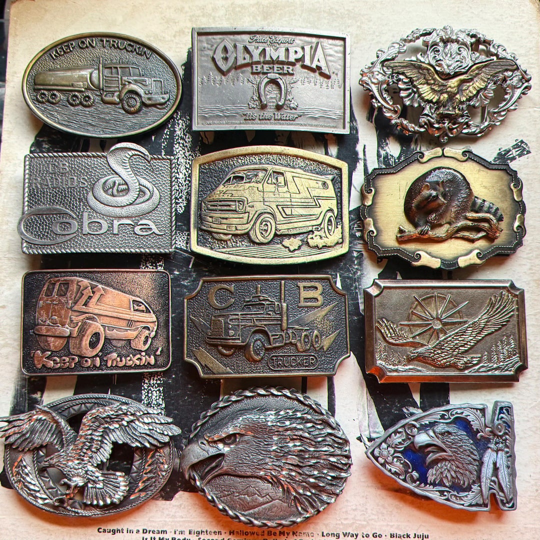 ヴィンテージベルトバックル 1970年代 1980年代 1990年代 - Etsy 日本