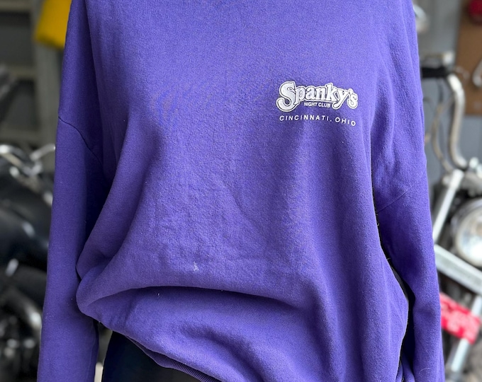 Vintage Spanky’s Night Club Purple Sweatshirt