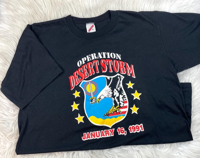 Vintage 1990 Operation Desert Storm Shirt