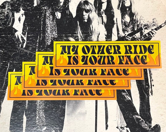 Single Sticker - My Other Ride Vintage Inspired