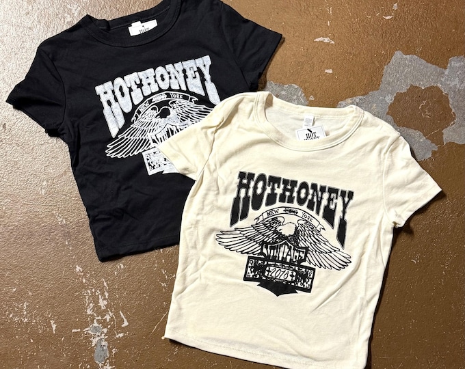 Hot Honey Vintage Shop Logo Baby Tee