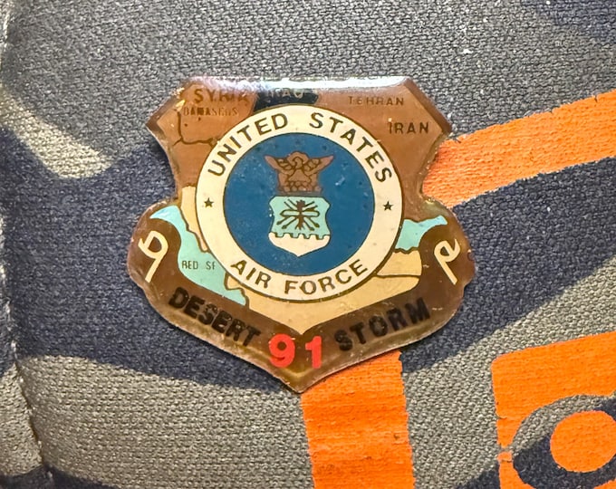 Air Force - Desert Storm Vintage 1990 Lapel Pin
