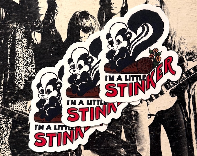 Single Sticker - Lil Stinker Vintage Inspired