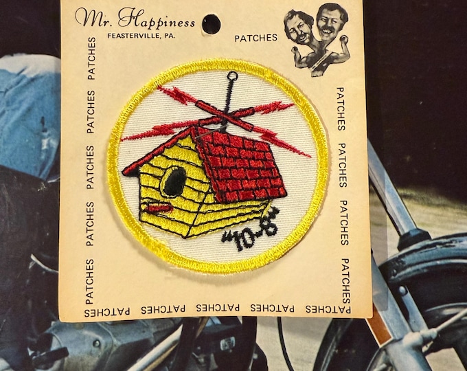 Vintage Birdhouse 10-8 CB Trucker Patch