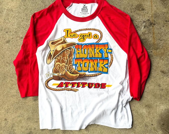 The “Honky Tonk Attitude” Vintage Graphic Top