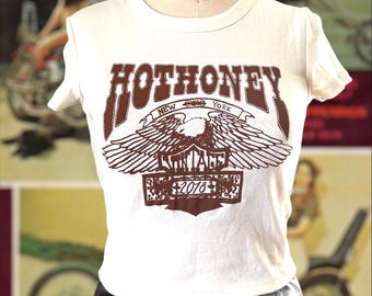 Hot Honey Vintage Shop Logo Baby Tee