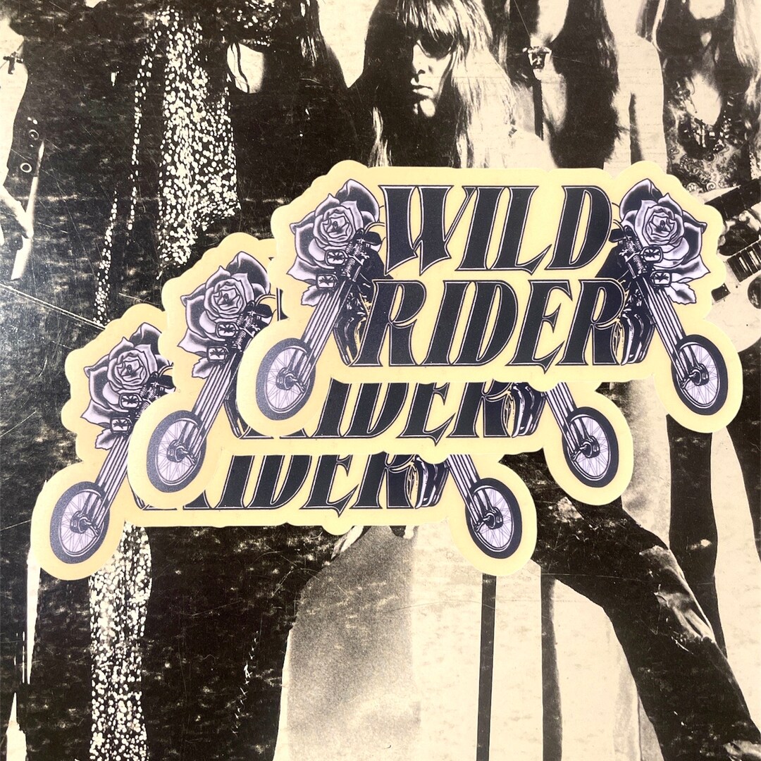 Single Sticker - Wild Rider Motorcycle - Etsy