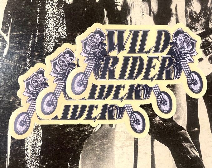 Single Sticker - Wild Rider Motorcycle