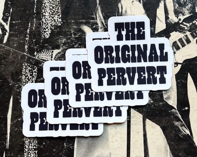 Single Sticker - Original Pervert Vintage Inspired