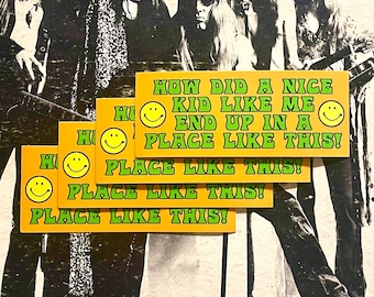 Single Sticker - Nice Kid Like Me Vintage Inspired