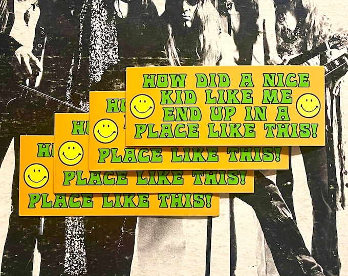 Single Sticker - Nice Kid Like Me Vintage Inspired