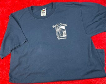Vintage 1990 Y2K Bristol Caverns Tennessee Shirt