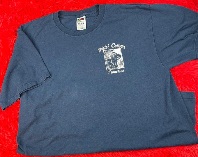 Vintage 1990 Y2K Bristol Caverns Tennessee Shirt