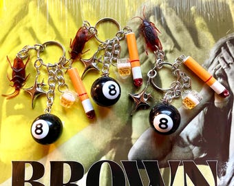 Dive Bar Nights Vintage Inspired Charm Keychain