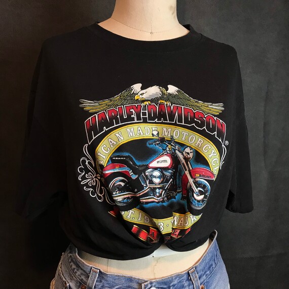 Vintage 1980 Harley Davidson Motorcycle Shirt