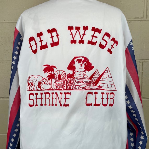 Vintage 1960 1970 American Flag Old West Shriner … - image 2