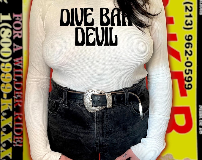 The “Dive Bar Devil” Raglan Thermal