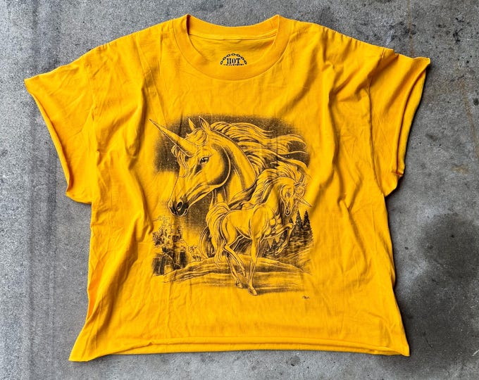 The “Unicorns Forever” Vintage Graphic Top