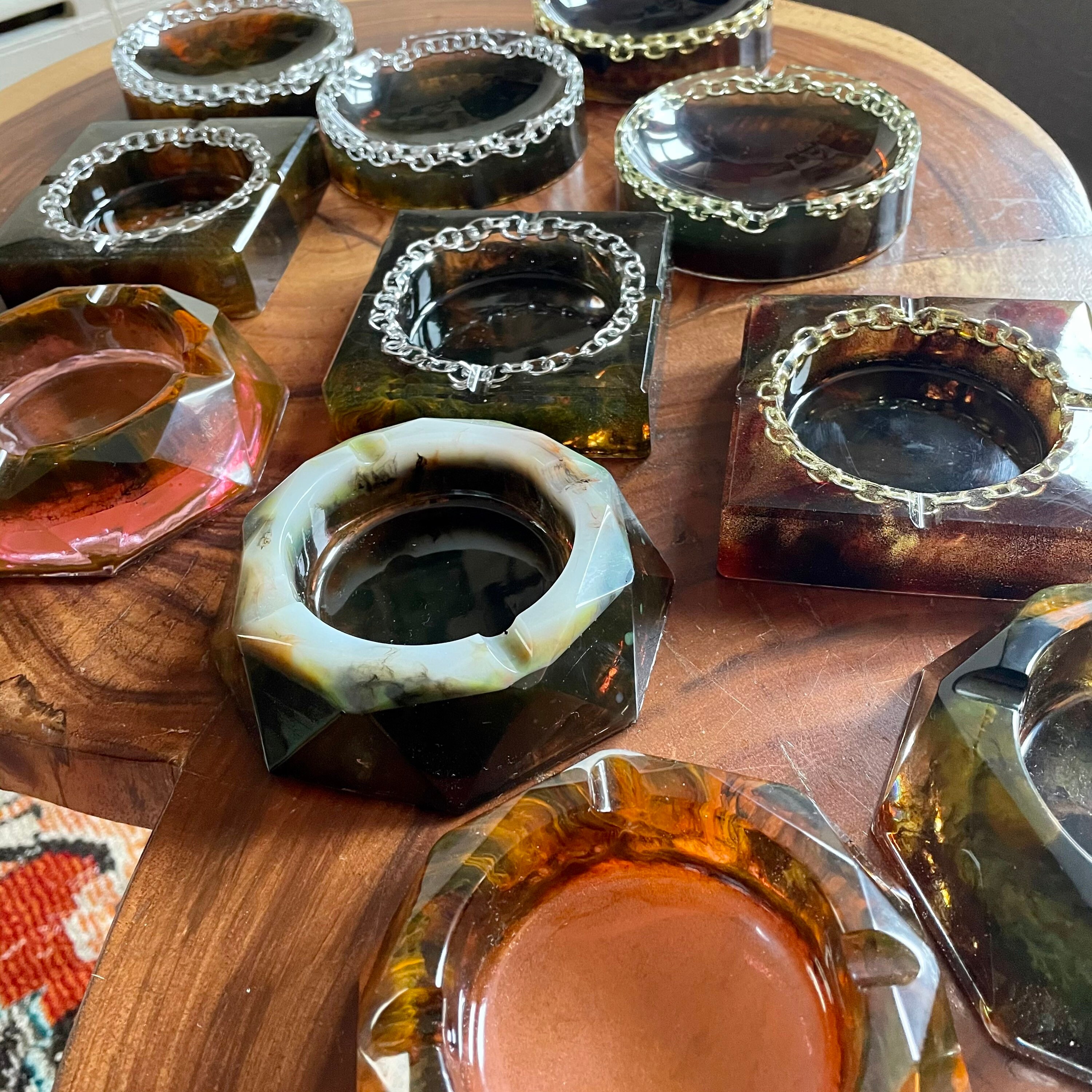 Handmade Psychedelic Ashtrays