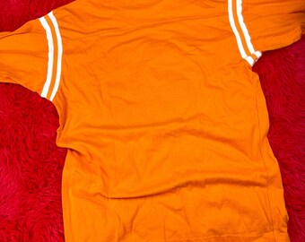 Maillot Vintage HEURTEFEU Orange Années 80 - Football Oldschool (Taille S/M)