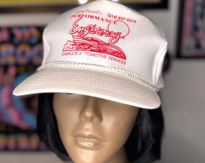 Vintage 1990 Engineering Automotive Performance Hat