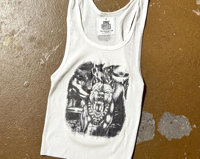 Good Girl Vintage Inspired Ribbed Tank