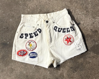 Vintage Lee Denim Shorts 27” Waist