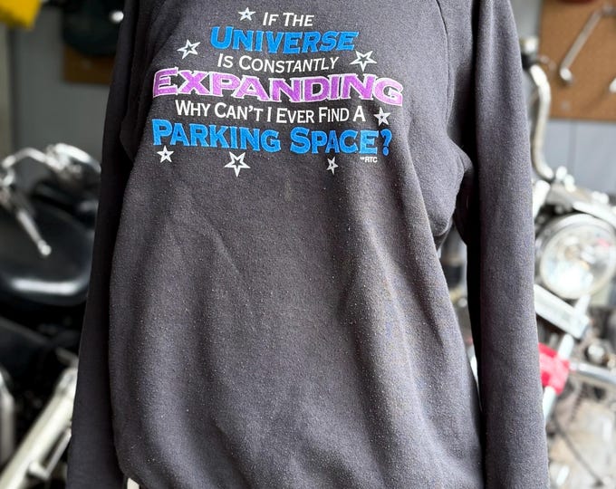 Vintage Novelty Dad Joke Black Raglan Sweatshirt