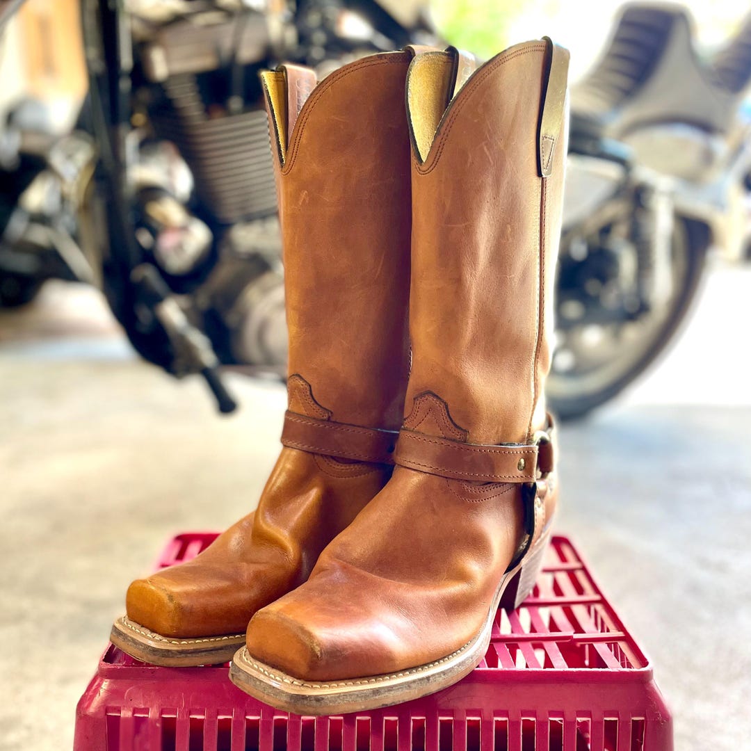 Vintage 1980 Durango BOSS Engineer Cowboy Boots Men's Size 10.5 - Etsy