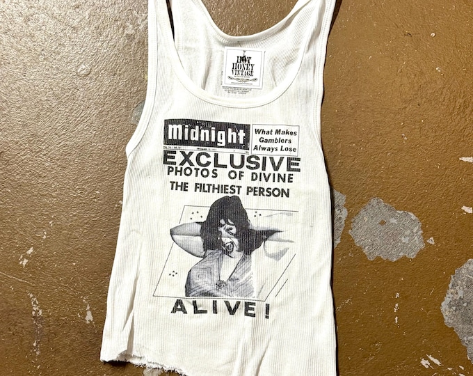 Fithliest Person Alive Vintage Inspired Ribbed Tank