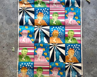 Vintage 1970 Peter Max Political Poster 25” x 37”