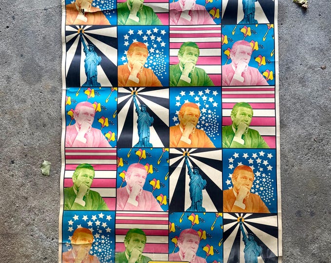 Vintage 1970 Peter Max Political Poster 25” x 37”