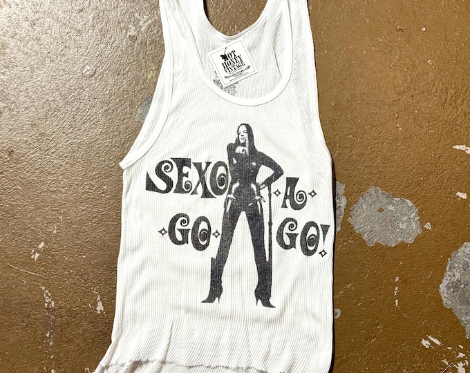 Sexo A Gogo Vintage Inspired Ribbed Tank