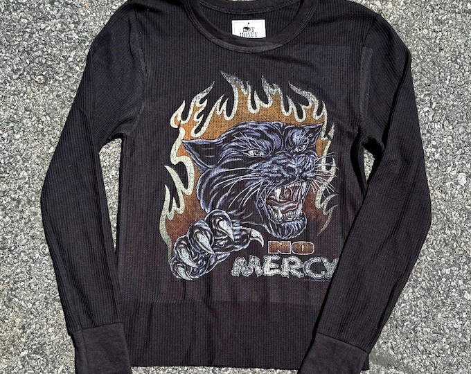 The “No Mercy” Vintage Panther Graphic Top