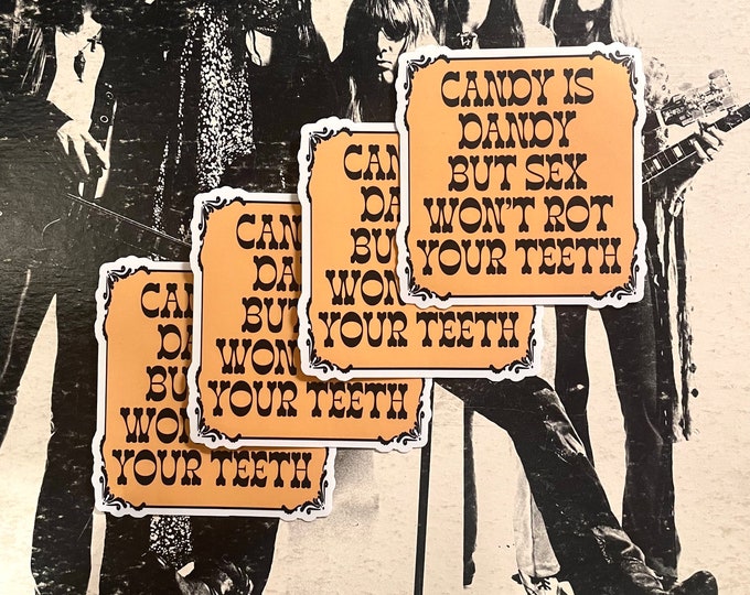 Single Sticker - Candy Is Dandy Vintage Inspired