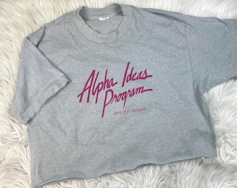 Vintage 1980 Alpha Ideas Programing Shirt