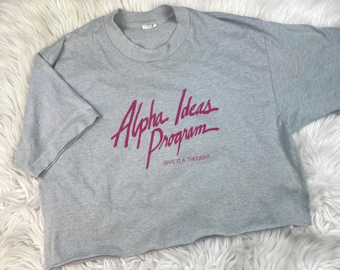 Vintage 1980 Alpha Ideas Programing Shirt