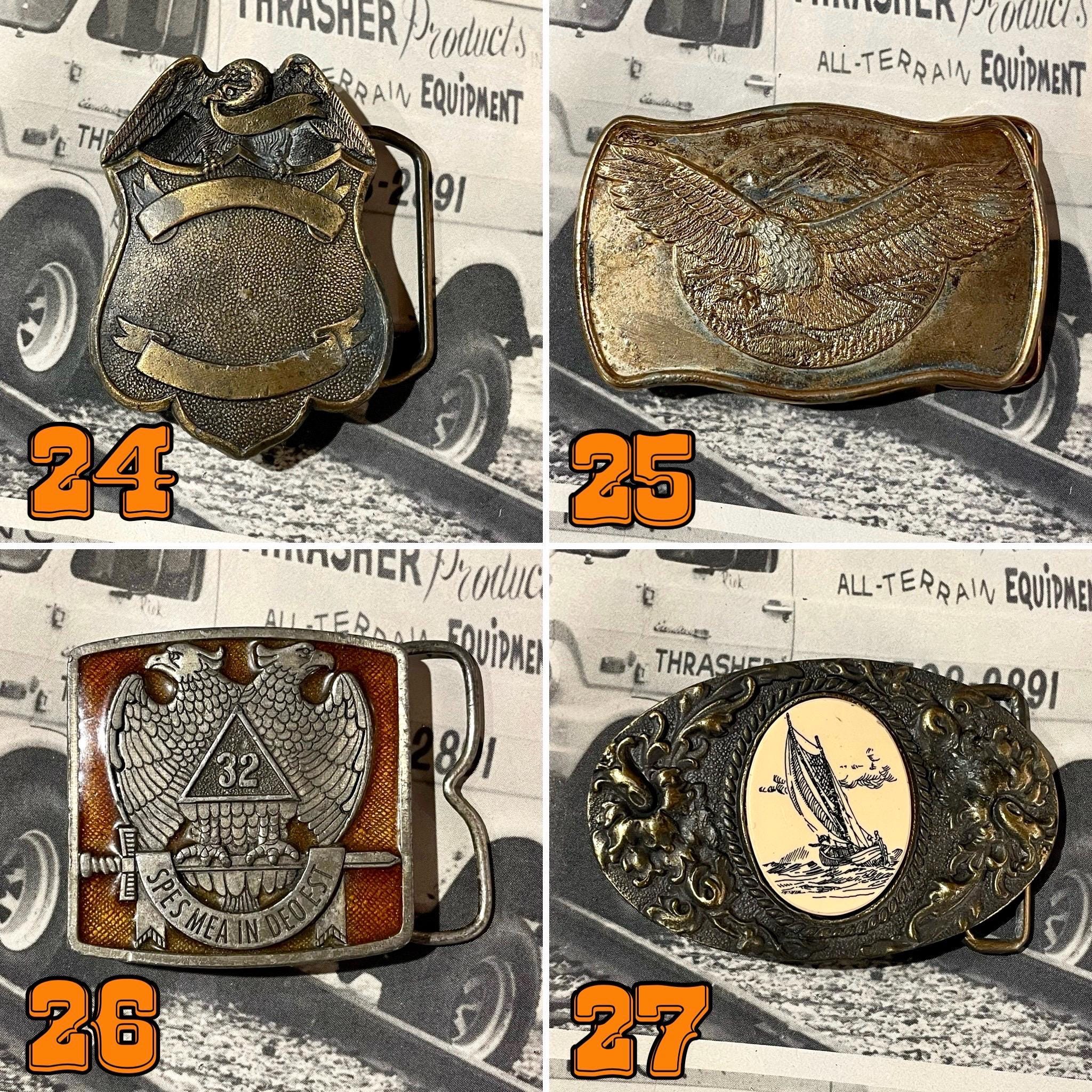 Vintage Belt Buckles 1970 1980 1990 - Etsy