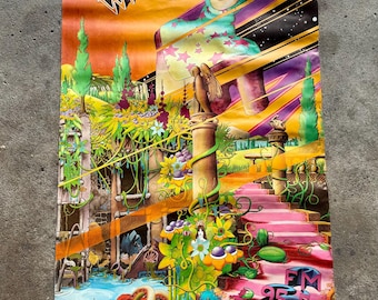 Vintage 1971 95.5 FM WPLJ Rock Station Poster 29” x 44”