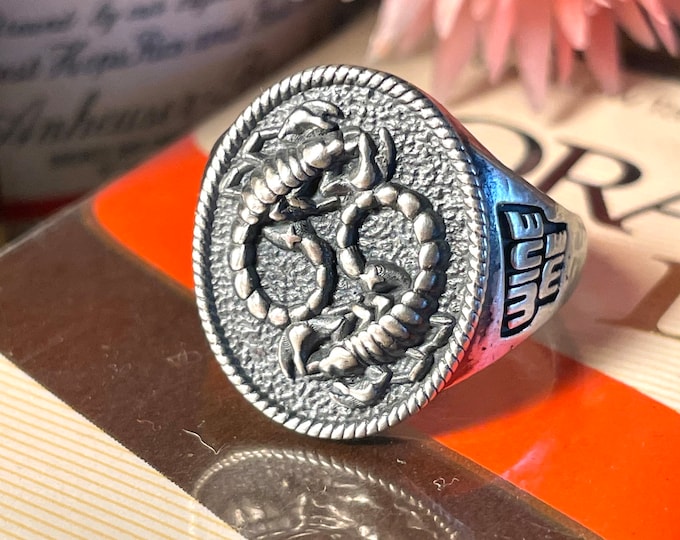 HH x GRIT Scorpion 69 Sterling Silver 925 Ring