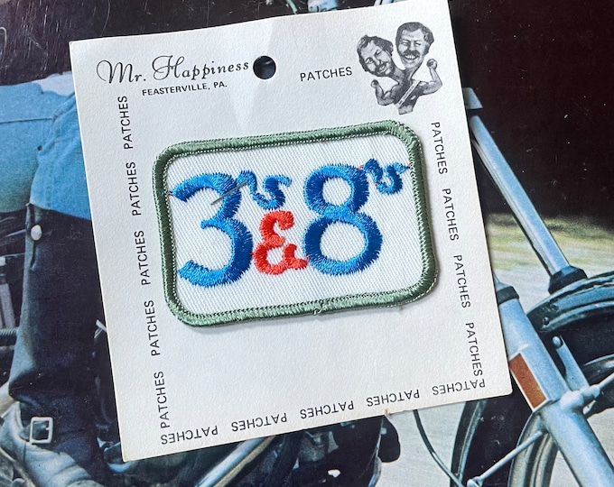 Vintage 3’s and 8’s CB Trucker Patch