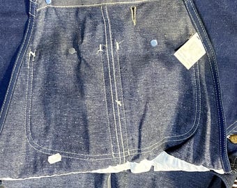 Vintage 1950 1960 Lee Jeans Denim Union Made Overalls NOS 36x34 - Etsy