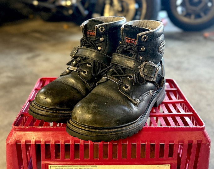 Harley Davidson Leather Riding Boots size women’s 6.5