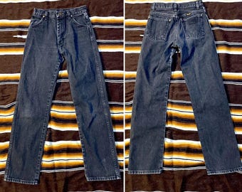 Kids’ Vintage 1980 Wrangler Black Jeans size 16 slim