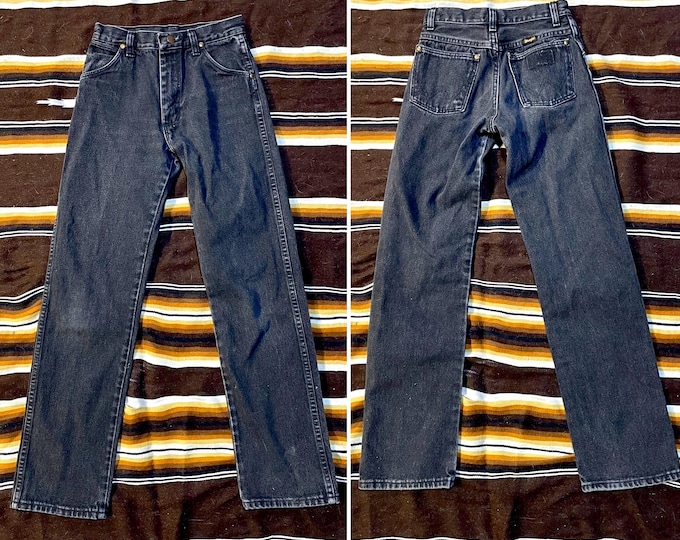 Kids’ Vintage 1980 Wrangler Black Jeans size 16 slim