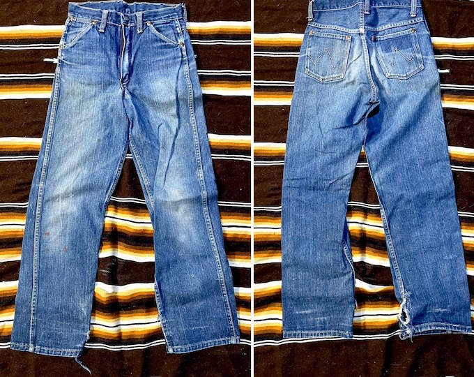 Kids’ Vintage 1950 Wrangle Blue Bell Blue Jeans size 12