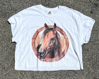 The “Iconic Horse” Vintage Graphic Top