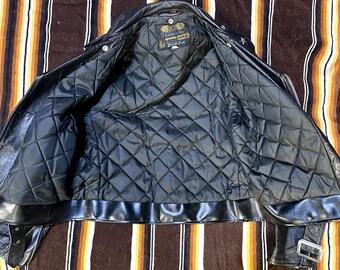 Vintage 1960 Schott Perfecto Steerhide Leather Motorcycle Jacket