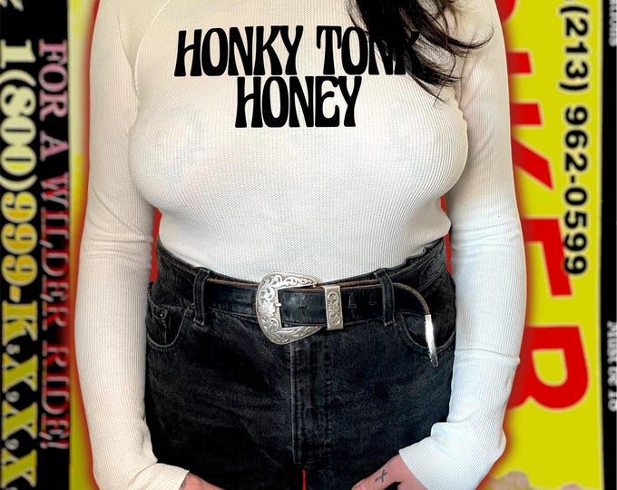 The “Honky Tonk Honey” Raglan Thermal